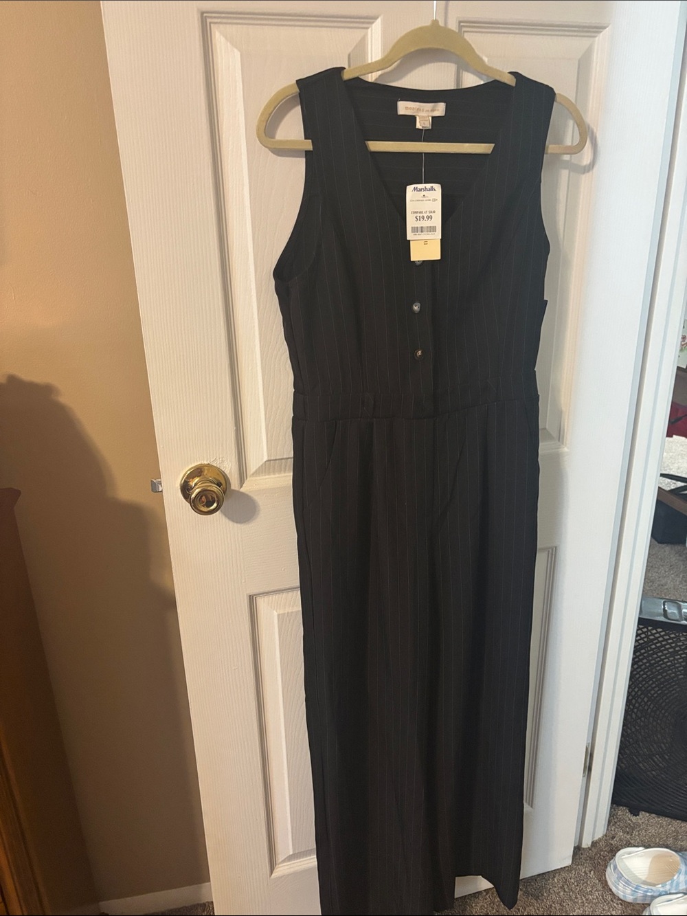 NEW WITH TAGS navy and white pin striped jumper
